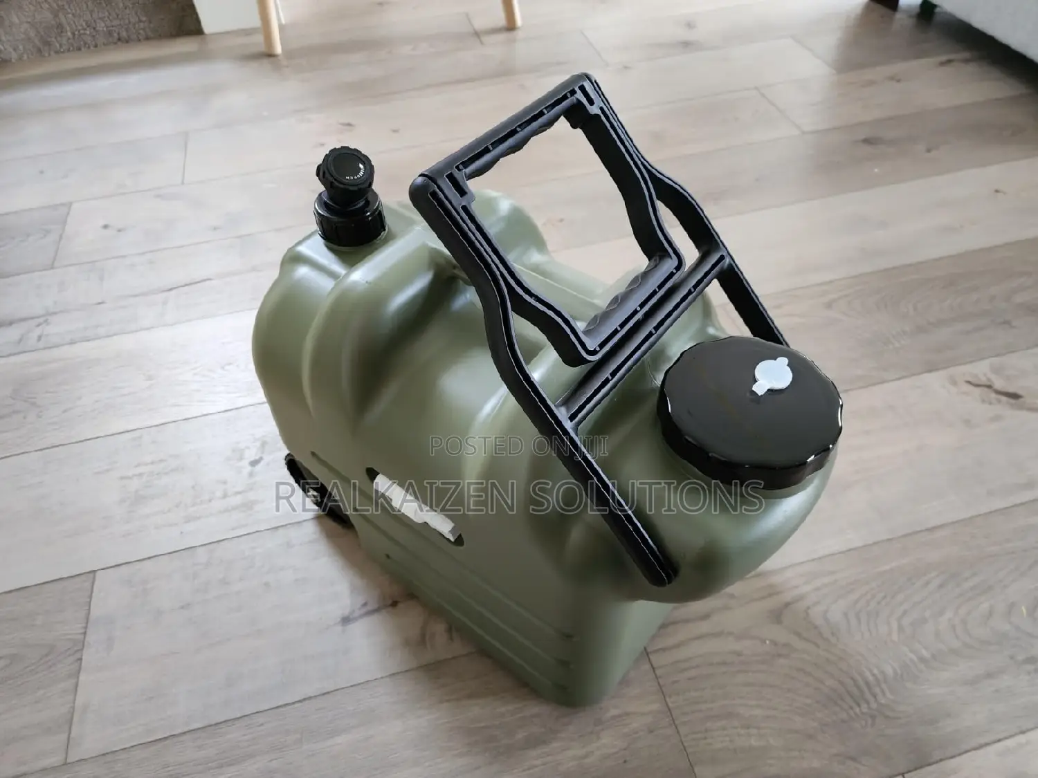 REDCAMP 28L Water Container With Wheels Folding Handle