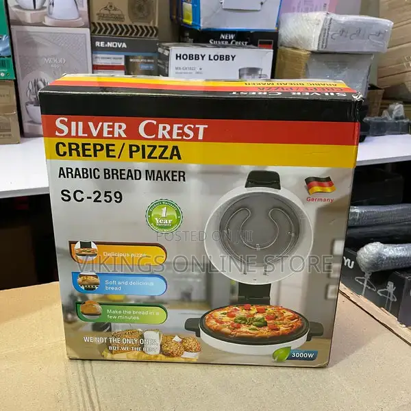German Lot Imported Silver Crest Multifunctional Pizza Maker