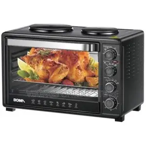 Boma 50 Litres Electric Grill Oven Cooker With 2 Hot Plates-