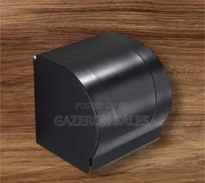 Toilet Roll Holder Black