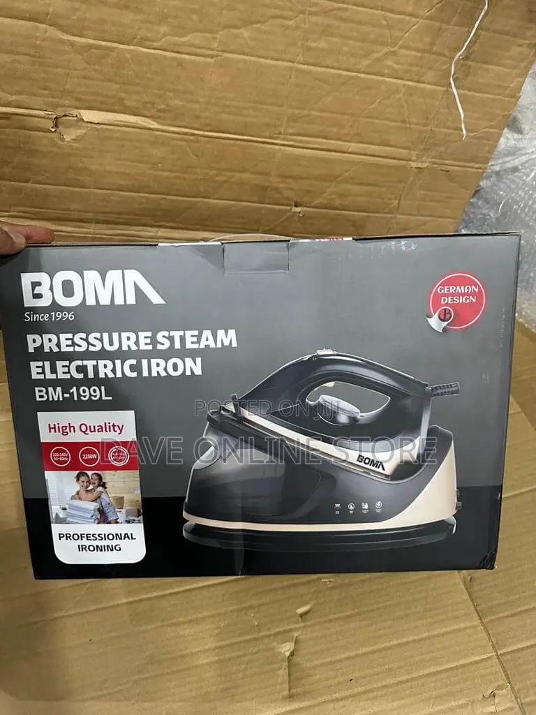 German Boma Pressure Steam Electric Iron
