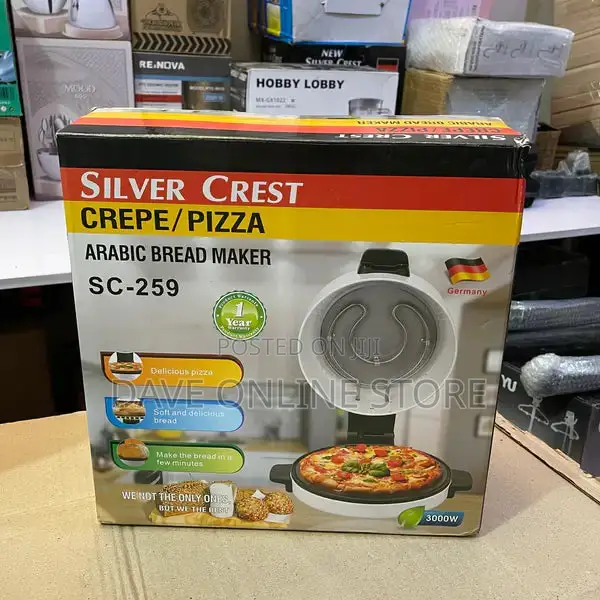 Silver Crest Multifunctional Pizza Maker