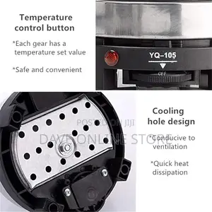 Portable 500W Electric Heater Stove, Single Burner