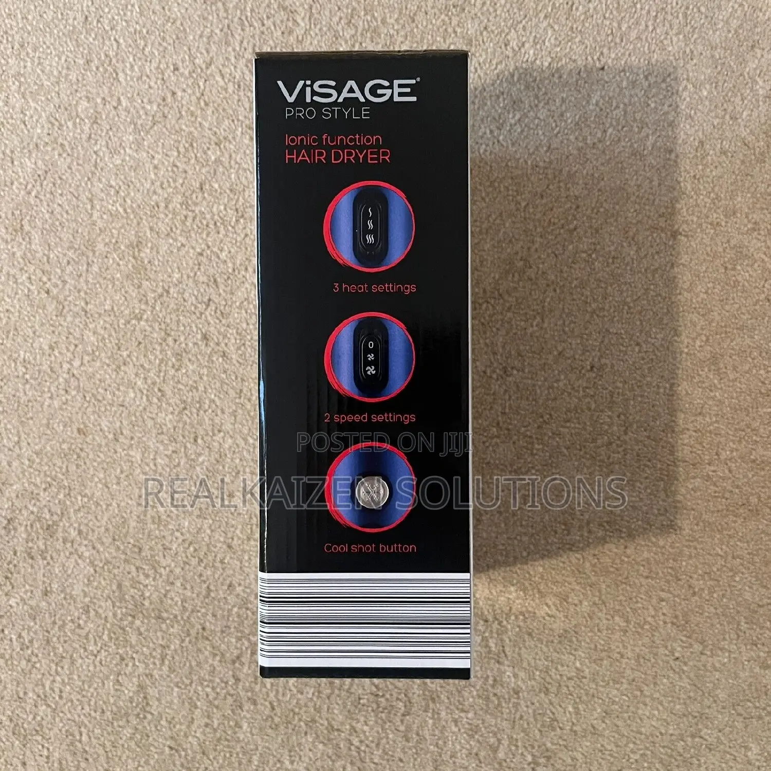 UK ALDI VISAGE Pro Style Ionic Hairdryer | Cool Shot 1800W