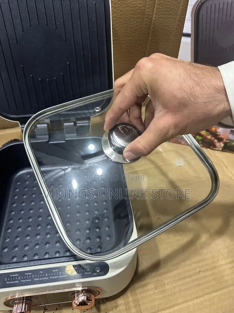 Multifunctional Electric Frying Pan Grill+Hotpot