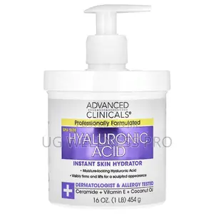 Hyaluronic Acid, Instant Skin Hydrator, 1 Lb (16 Oz)