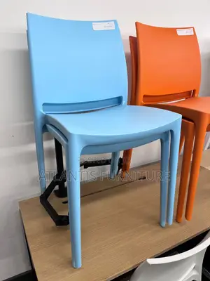 Blue and Orange Portable Chair