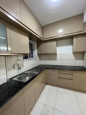 Upper and Down Kitchen Cabinets Furnishings.