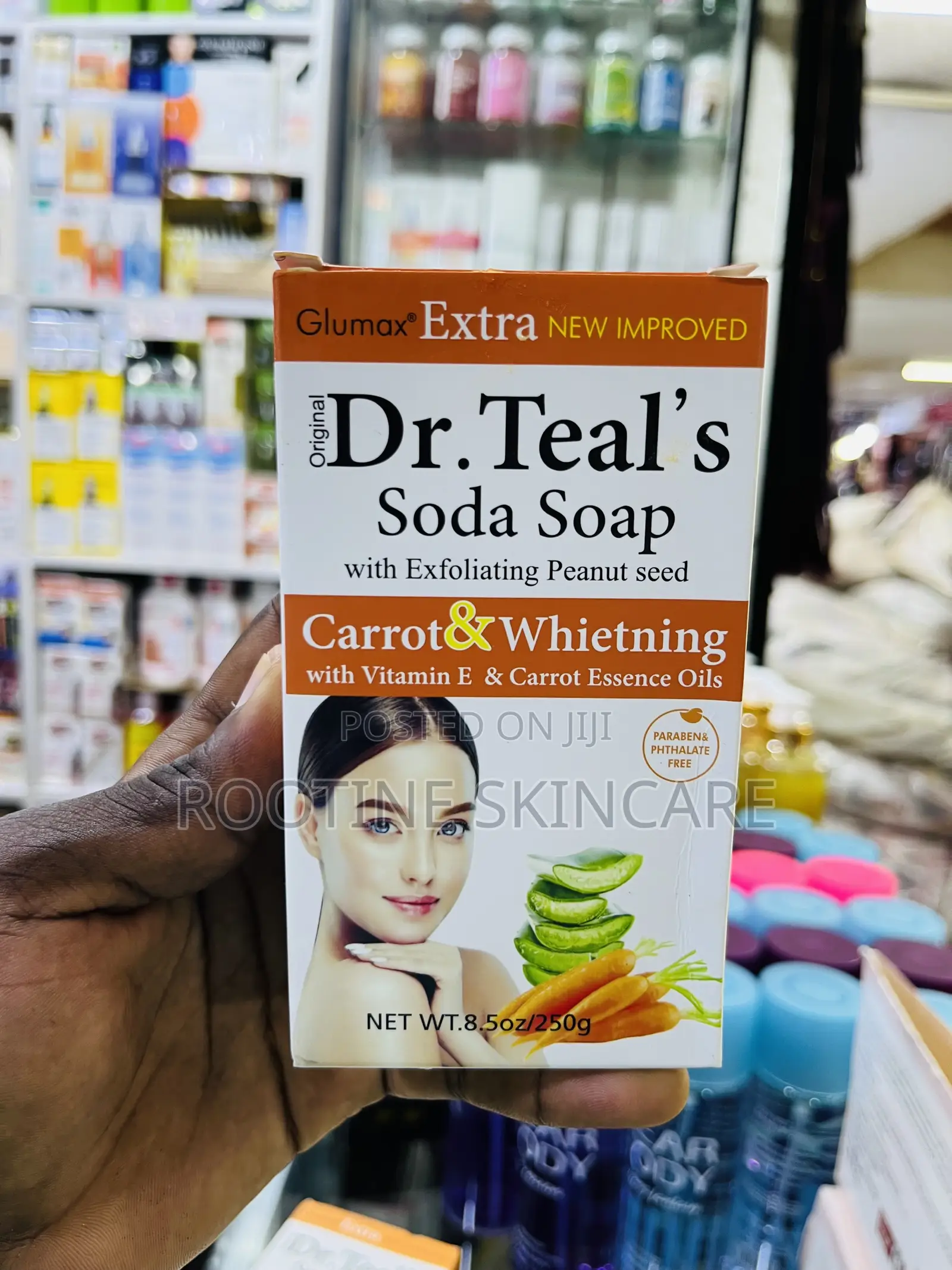 Dr Teals Carrot Skin Whitening Soap