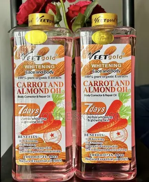 Veetgold Whitening Face Body Carrot and Almond Oil