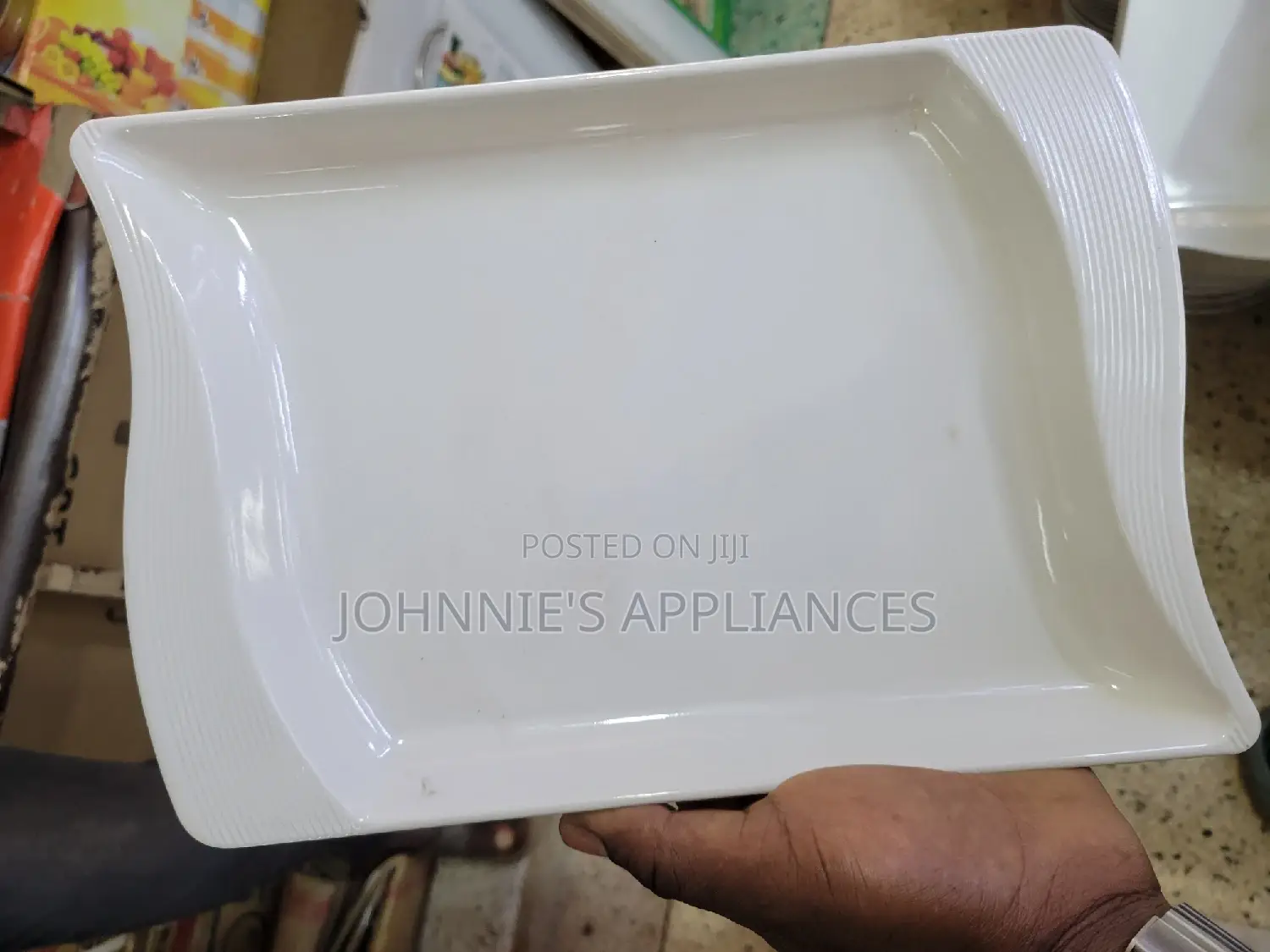 Melamine Square Dinner Plates 12pics DZN
