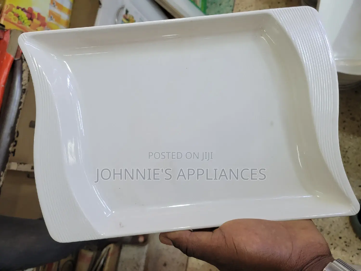 Melamine Square Dinner Plates 12pics DZN