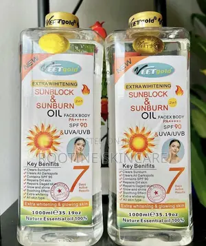 Veetgold Extra Whitening Block Sunburn Body Oil