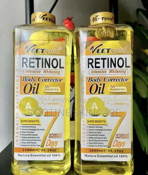 Veetgold Retinol Intense Whitening Body Corrector Oil