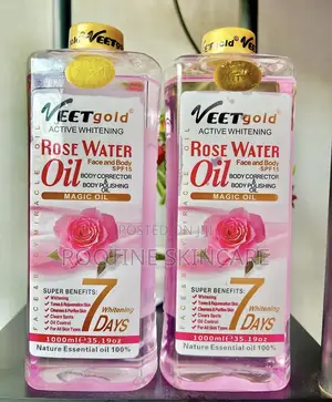 Ceetgold Active Whitening Rose Water Face Body Oil