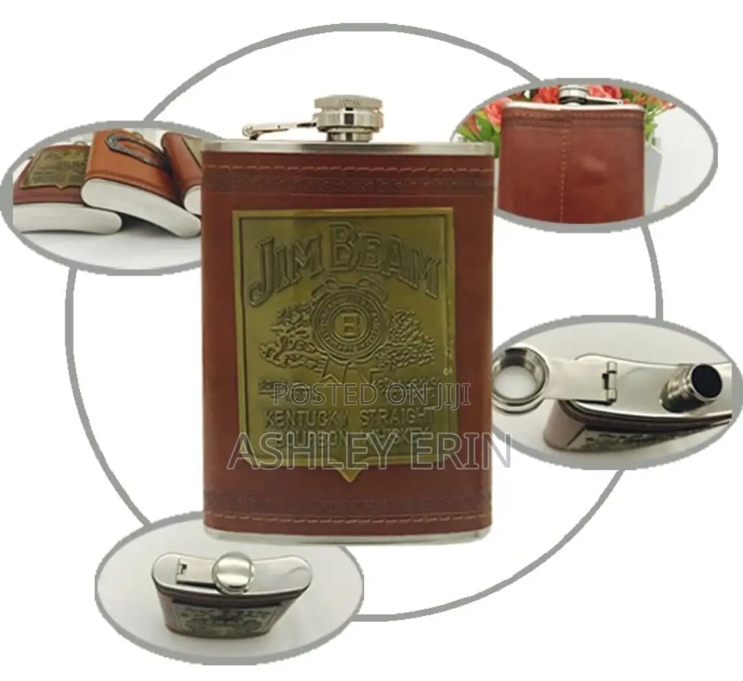 Stainless Steel Whiskey Alcohol Pocket Hip Flask.