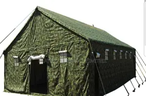 50man PVC Millitary Camping Tent Coated With Army Green