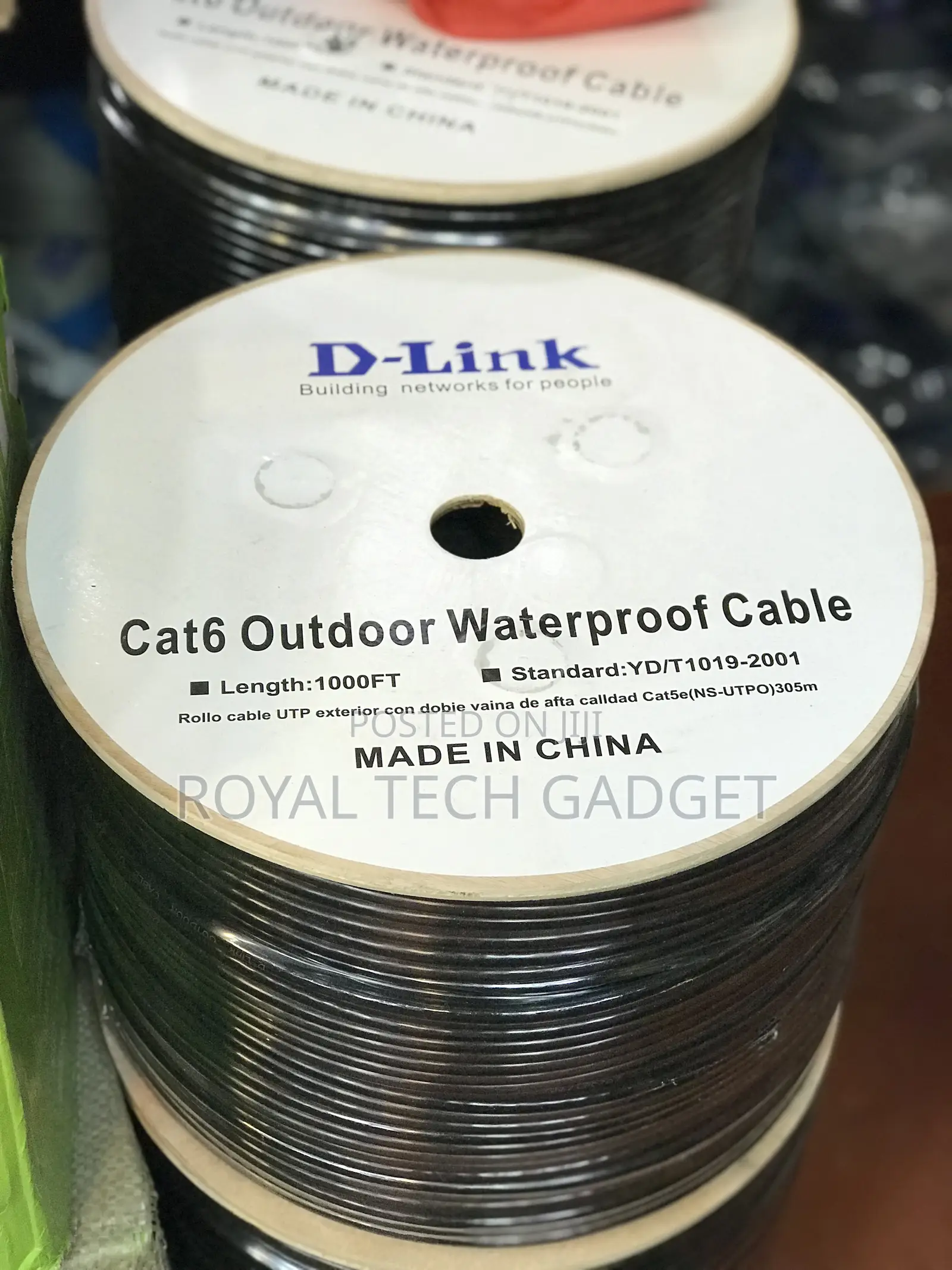 Cat6 Utp Outdoor Cable D-Link 305 Meters