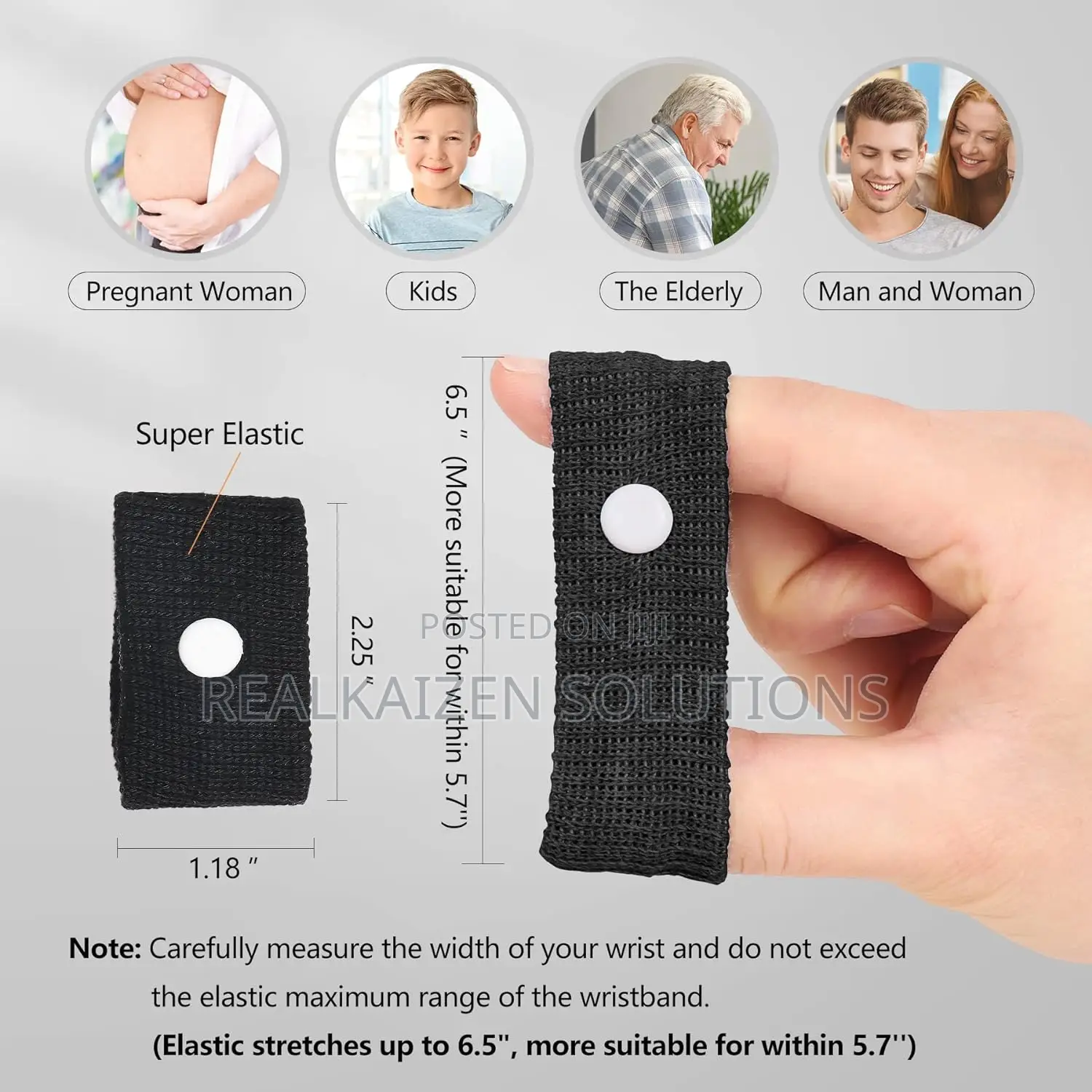 Travel Motion Sickness | Dizziness| Nausea Relief Bands