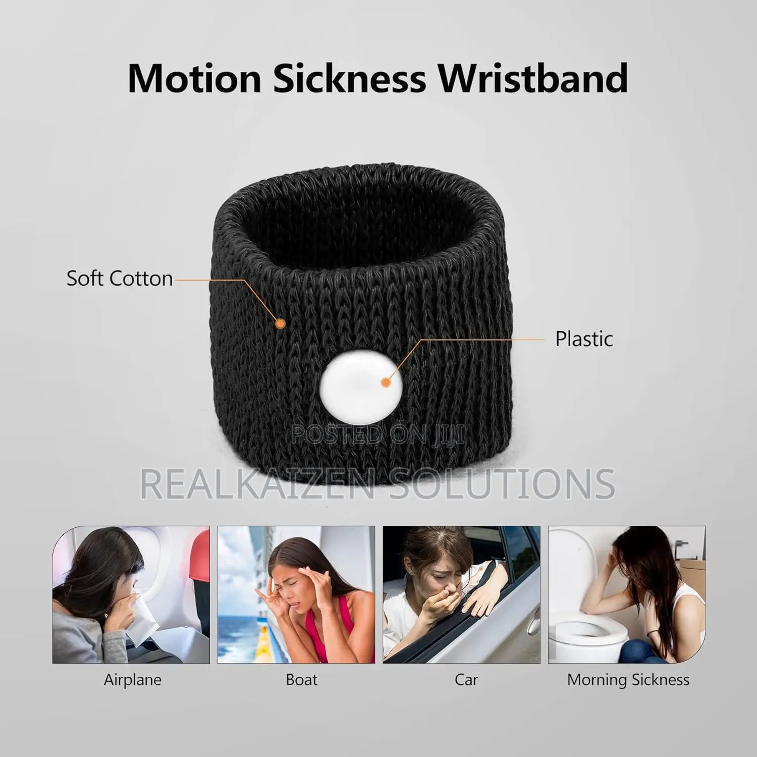 Travel Motion Sickness | Dizziness| Nausea Relief Bands
