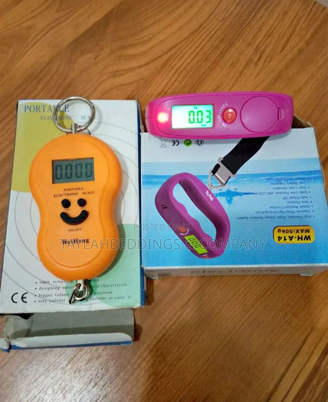 50 Kg Digital Portable Weighing Scale- Orange