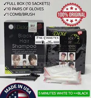 Original Dexe Black Hair Shampoo | Hair Darkening. 10sackets