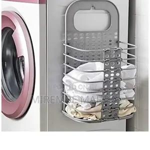 Wall Mounted Laundry Basket.