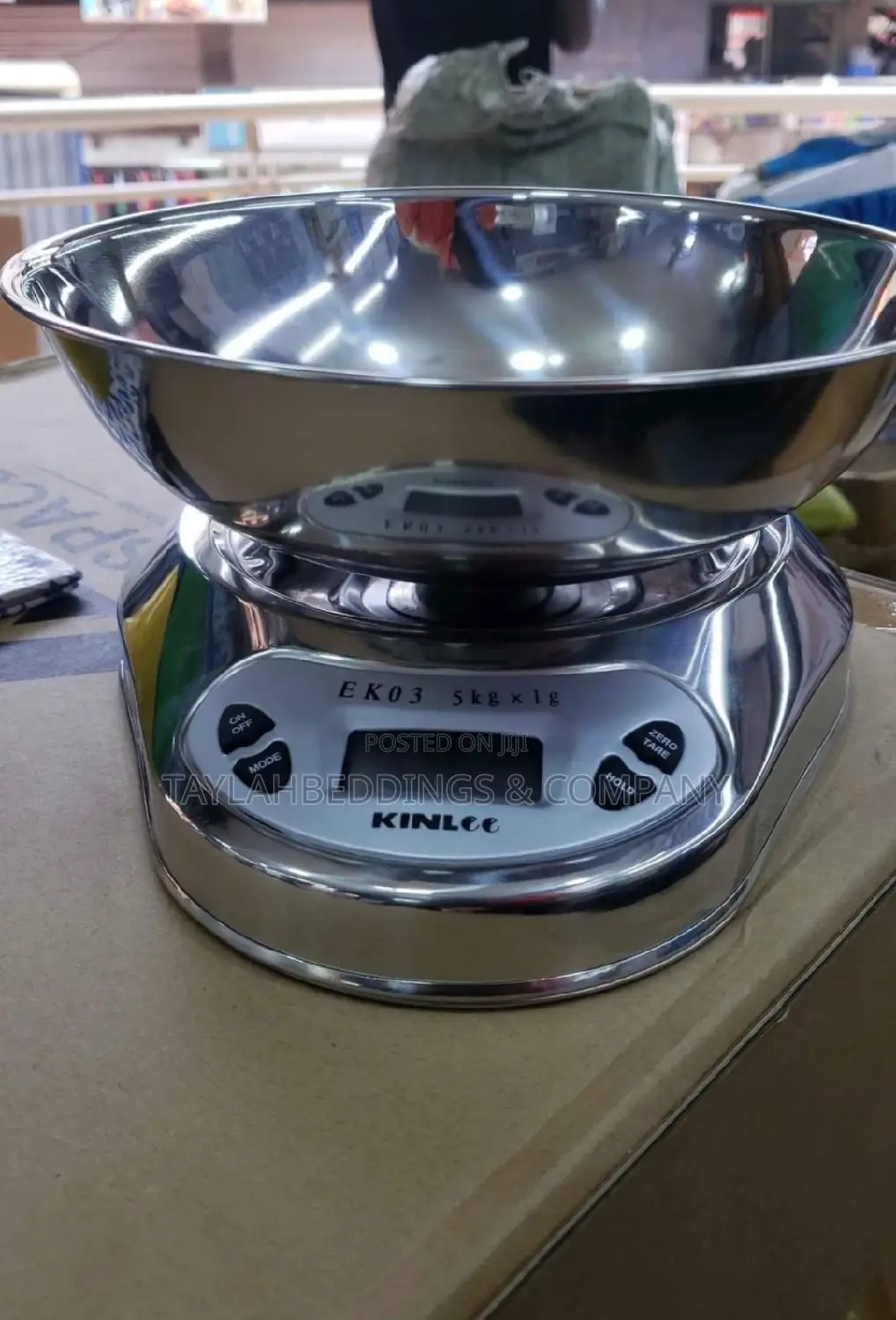 Digital Kitchen Food Scale Battery Model Stainless Steel