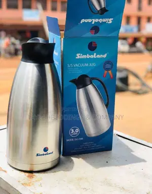 Simbaland Unbreakable Vacuum Flask 3littres - Silver
