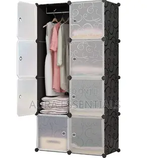 Multi-Purpose Plastic Storage Wardrobe Organizer Cube