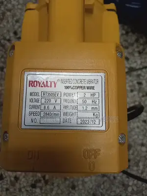 Concrete Vibrator Motor 2HP Copper