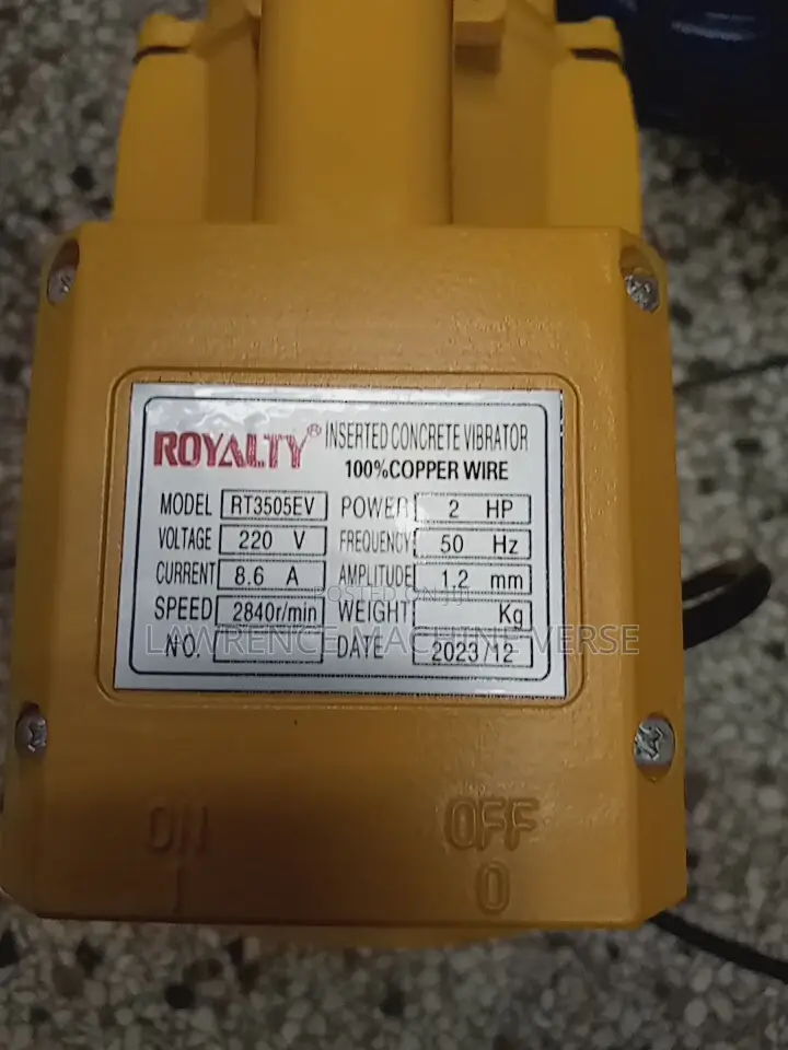 Concrete Vibrator Motor 2HP Copper