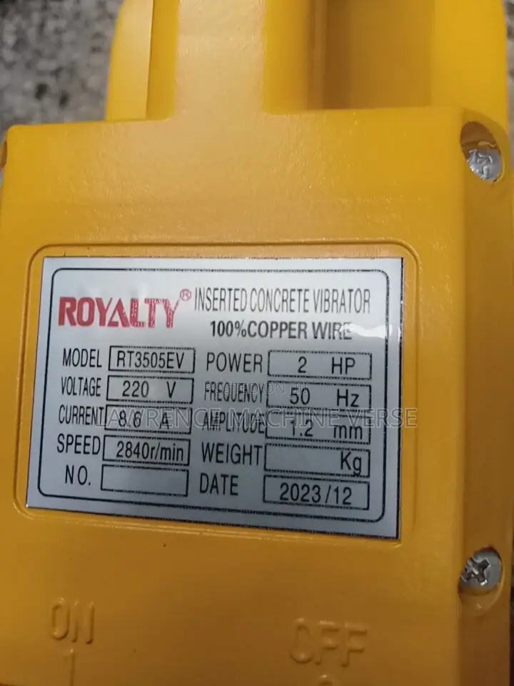 Concrete Vibrator Motor 2HP Copper
