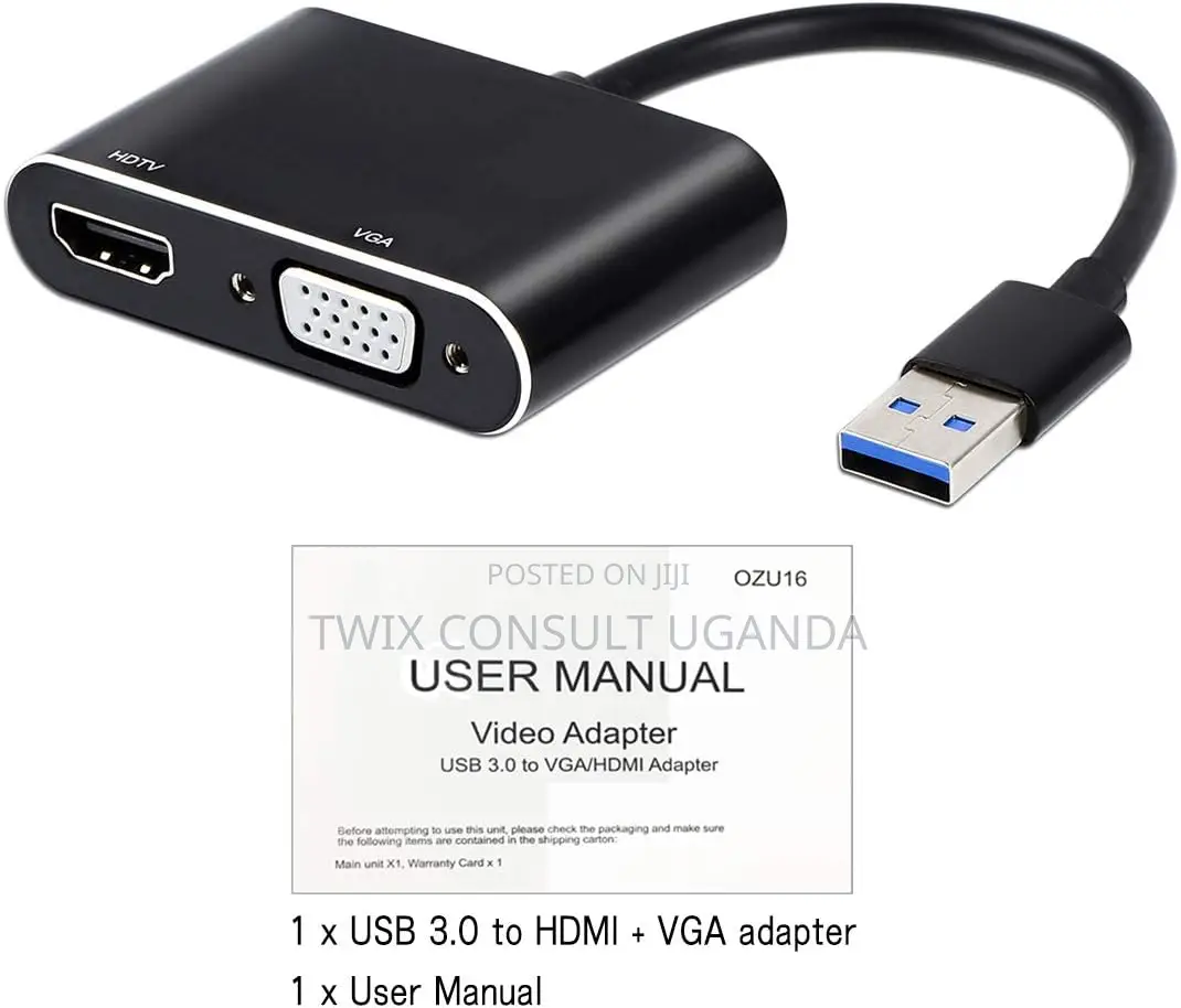 USB 3.0 to HDMI VGA Converter
