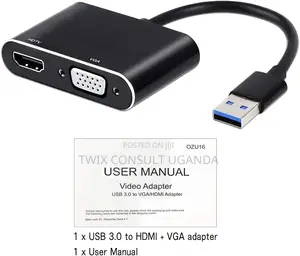 USB 3.0 to HDMI VGA Converter