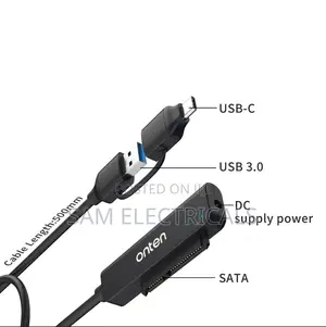 USB-C and USB 3.0 to Sata Adapter