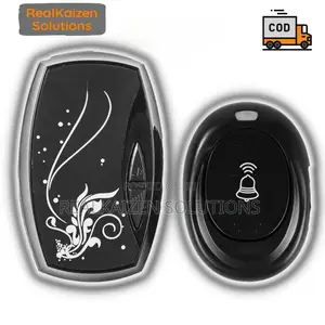 EPSILON Black Wireless Remote Control Doorbell 80meters