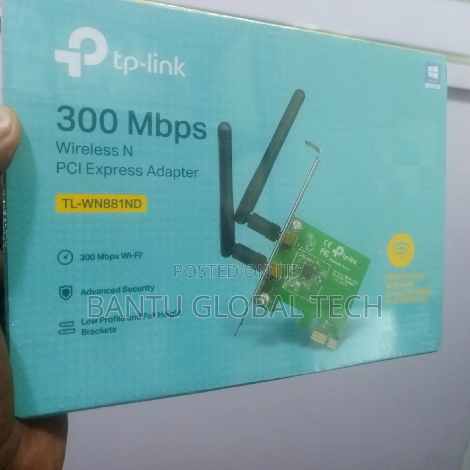 Tplink 
300mbps Wireless N PCI Express Adapter
