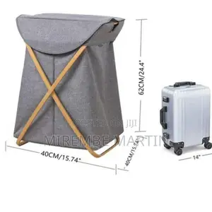 Large Laundry Hamper Bamboo Basket.