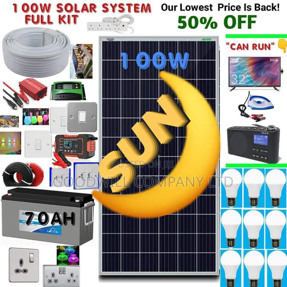 100w Solar Kit Green Energy