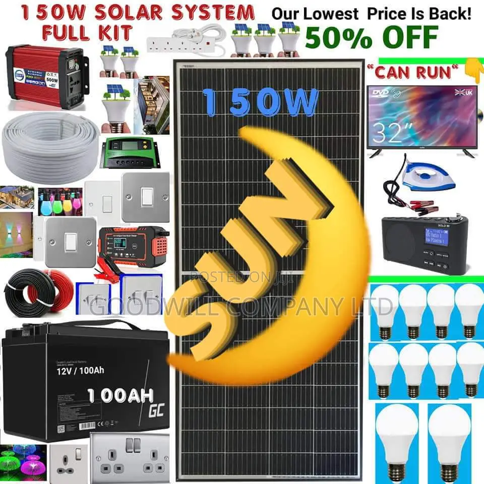 150w Solar Kit Green Energy