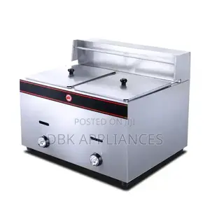 OFFER SALE Double Gas Deep Fryer – Commercial (12 Litres)