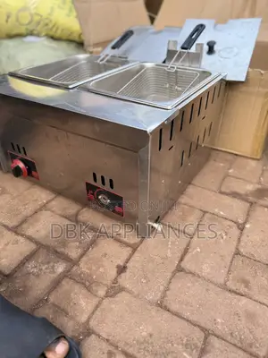 Commercial Double Gas Deep Fryer 12ltr