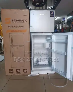 Sayona 138L Double Door Refrigerators Available