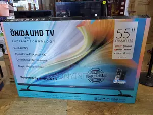 Onida 55" Smart Android Frameless UHD Tv.