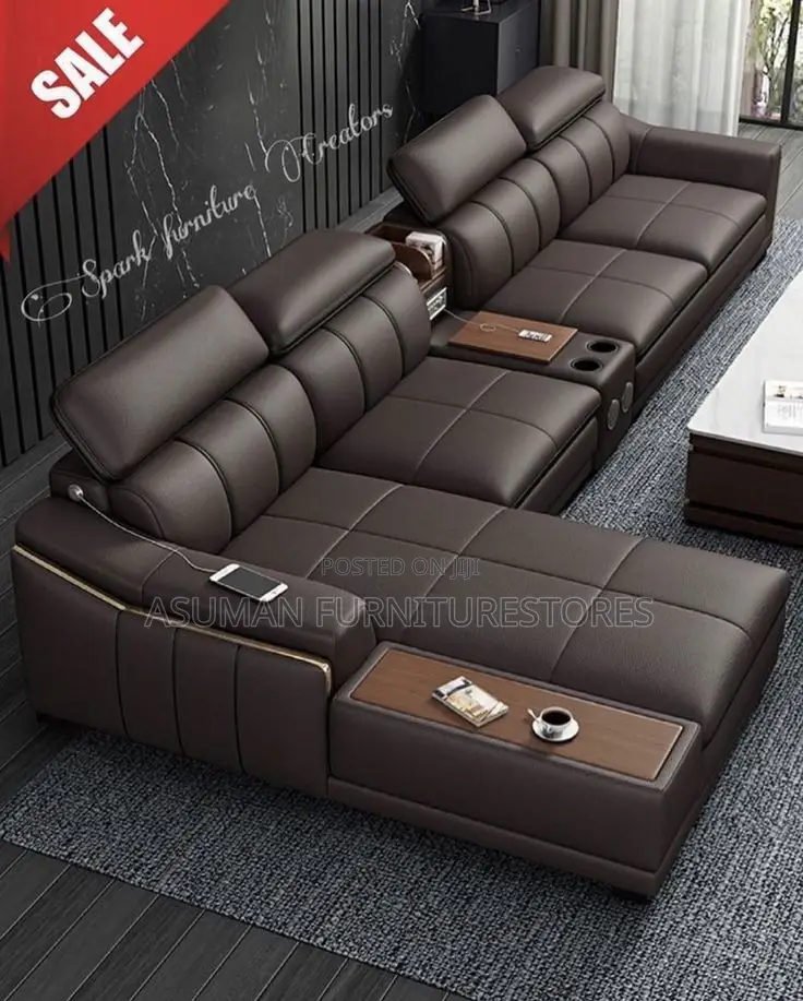 Executive Leather Sofa Set Call Us On