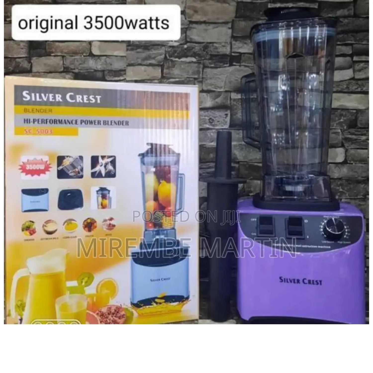 Silver Crest 2.5L High Performance Power Blender.