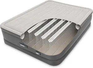 INTEX Premaire Queen Dream Support Airbed| Headrest| Pump