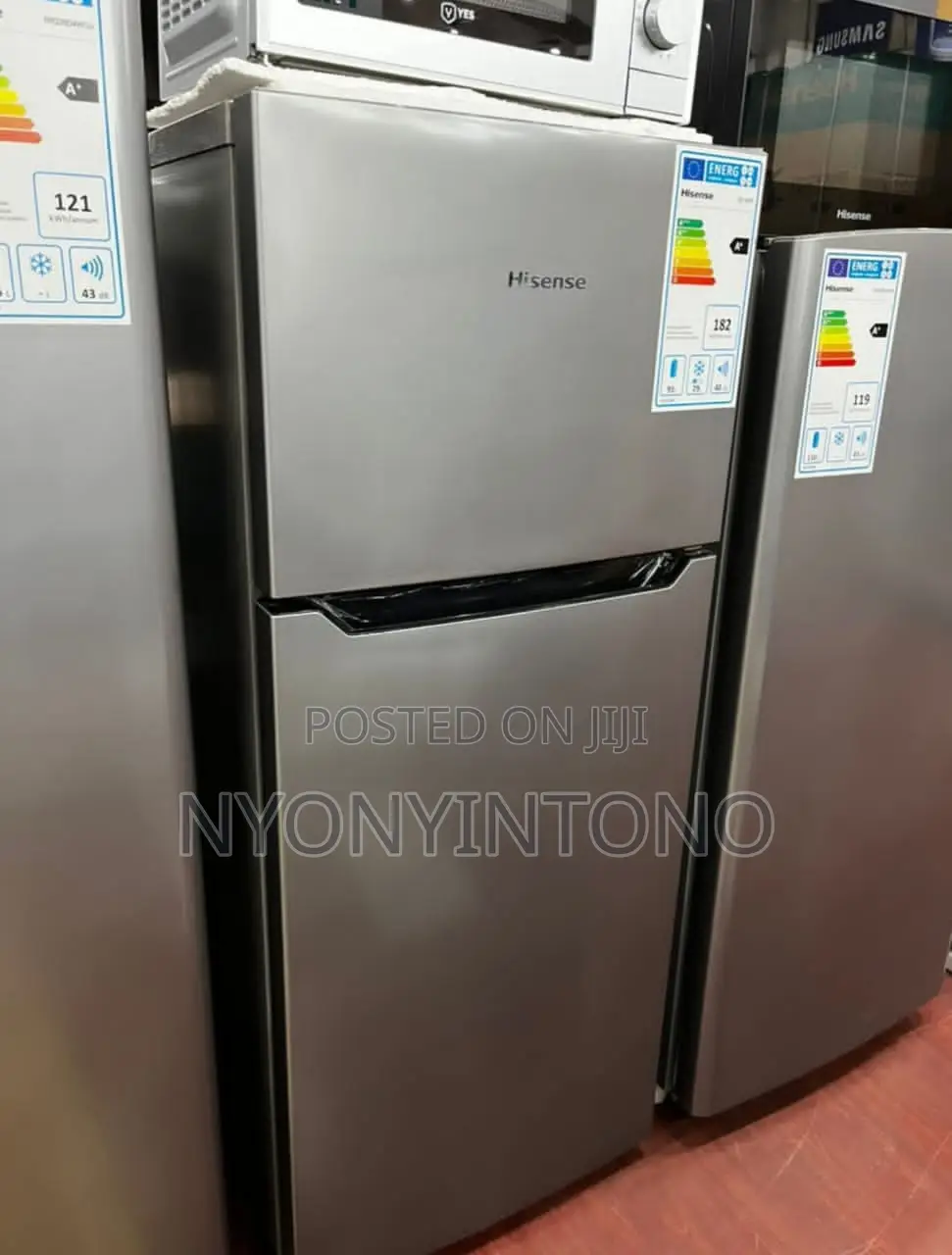Hisense 160litres Frost Free Double Door Refrigerator.