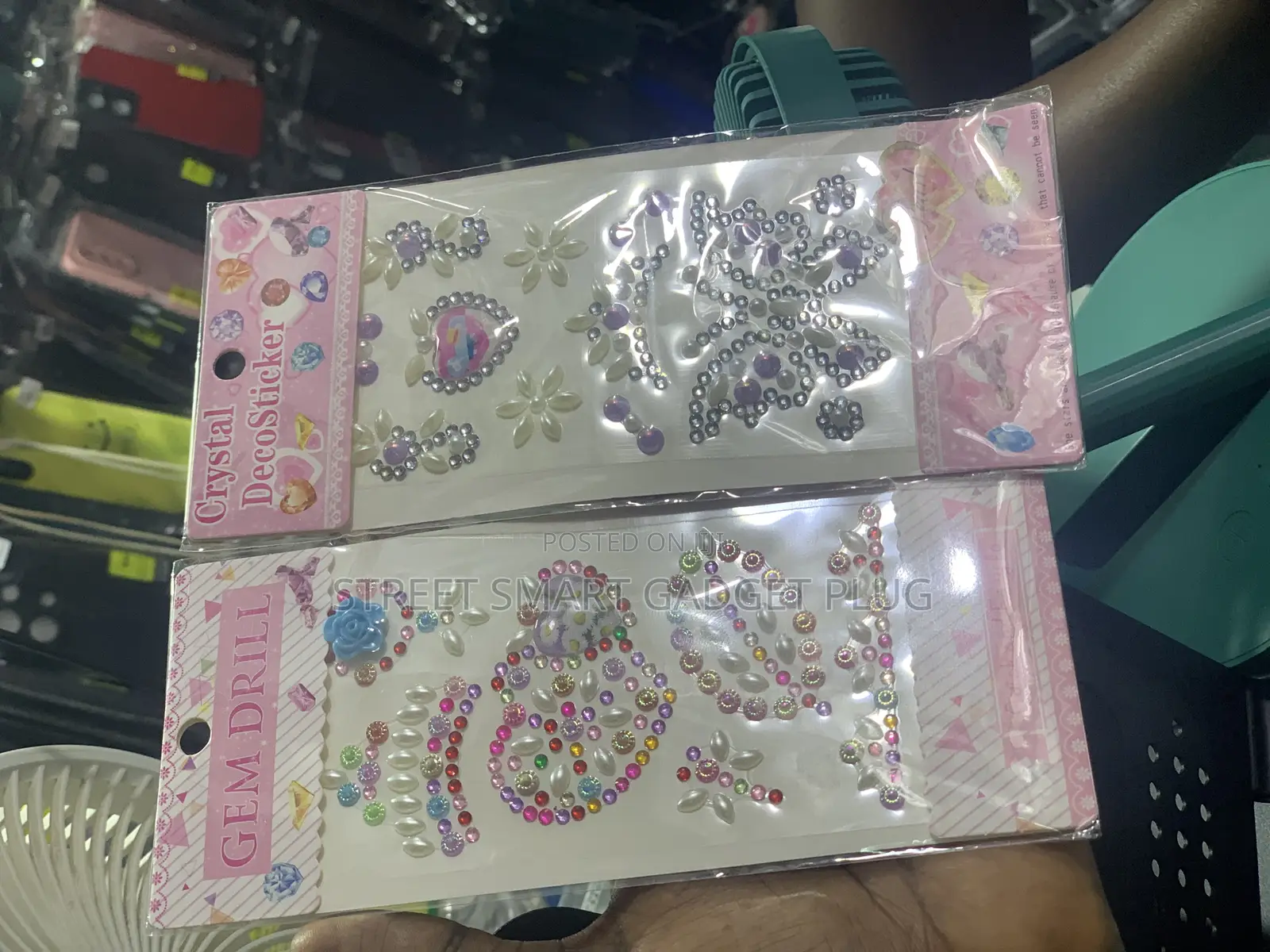 Crystal Deco Phone Stickers